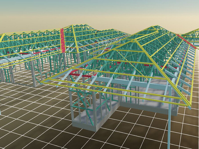 Vertex model of the plans for the Mistletoe Housing Project.