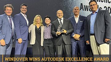 Windover wins Autodesk Excellence Award using telescopic framing