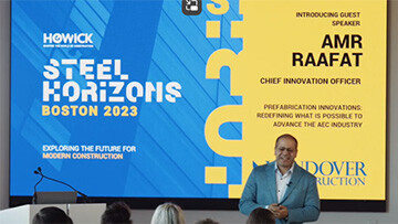 STEEL HORIZONS | BOSTON Speaker Series 6 - Prefabrication innovations: Redefining what is possible to advance the AEC industry with Amr Raafat