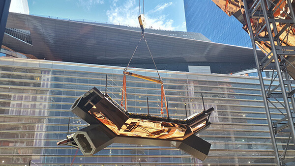 75 prefabricated "flying bones" Vessel at Hudson Yards NYC