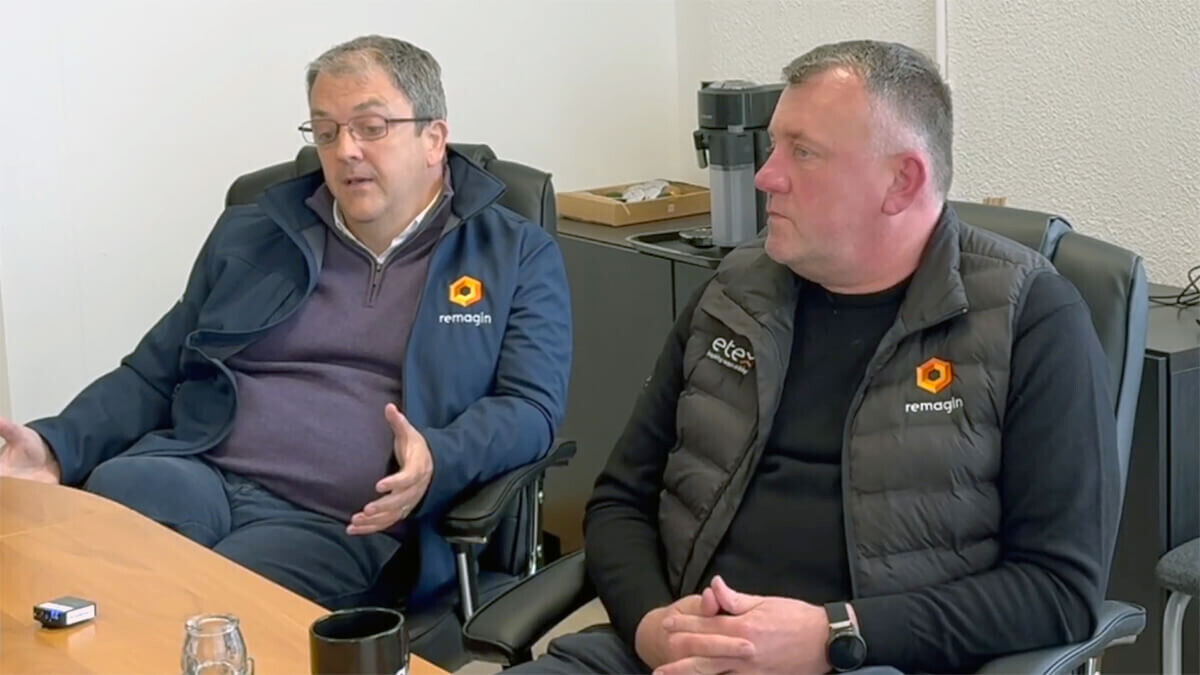 Remagin Ireland Country Manager Ger Fahey and Plant Manager Darek Zaja