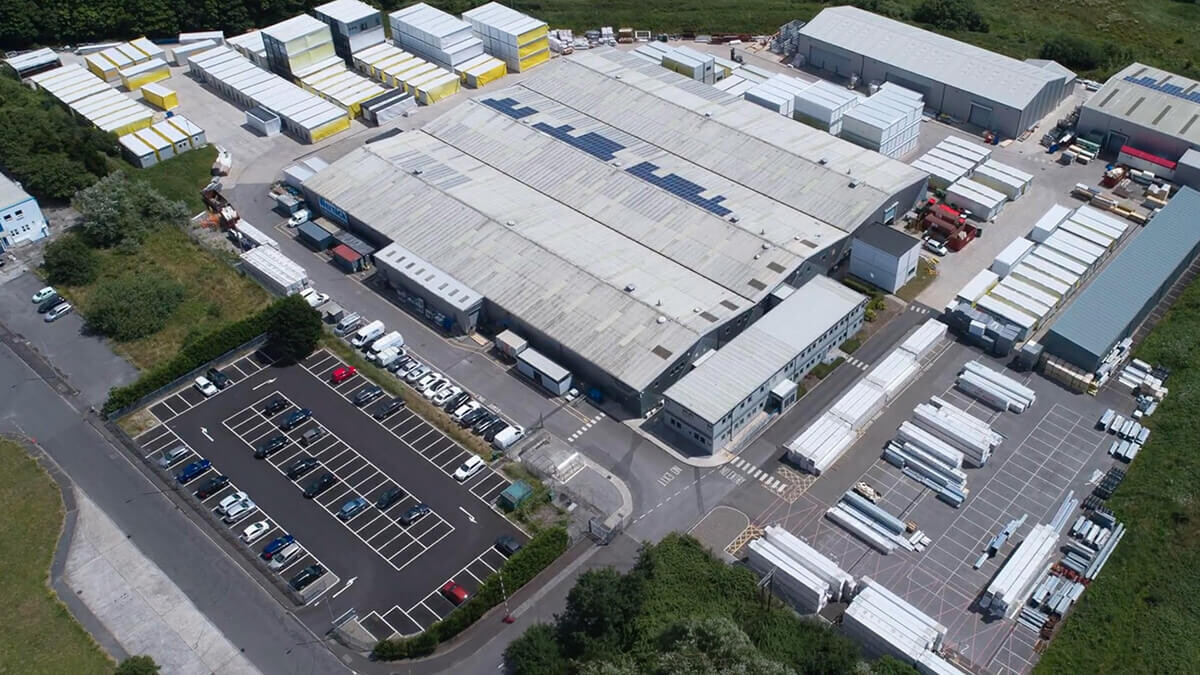 The home of Wernick Buildings at Kenfig Industrial Estate