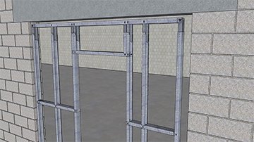 X-TENDA™ 3600 Telescopic Framing Fits Uneven & Non-Level Spaces