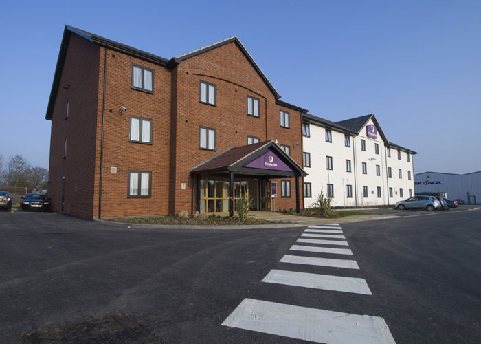 Premier Inn and Table Table Restaurant, Oswald Cross, Oswestry, Shropshire